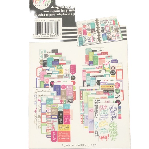 HAPPY PLANNER STICKER BOOKS .. BRAND NEW! - Picture 3 of 3
